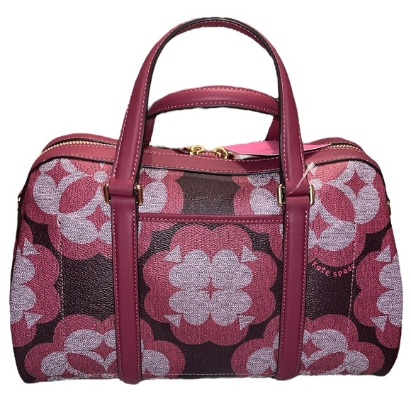 kate spade NWT $358 MSRP Spade Flower Monogram Eleanor Medium Satchel - Picture 10 of 17